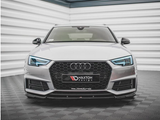 A4 - B9: Gloss Black Maxton Front Splitter 15-19