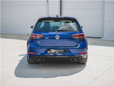 Golf R - MK7.5 Facelift: Gloss Black Maxton Rear Diffuser 17-19