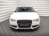 A5 - 8T Facelift: Gloss Black Maxton Front Splitter V1 11-16