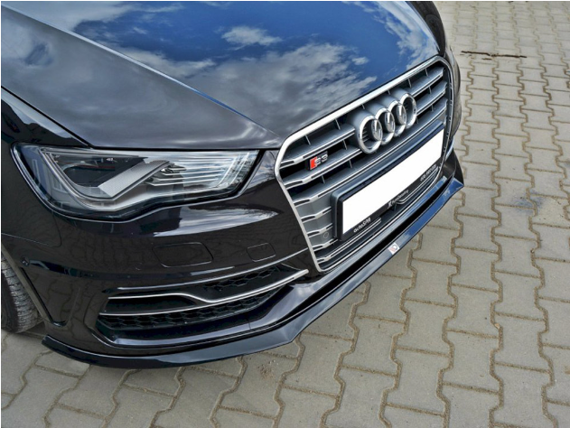 A3 - 8V Pre-Facelift: Gloss Black Maxton Front Splitter 13-16