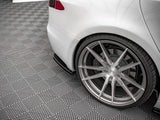 Model S: Gloss Black Maxton Rear Side Splitters 16-20