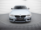 4 Series - F32/F33/F36: Gloss Black Maxton Front Splitter 14-20