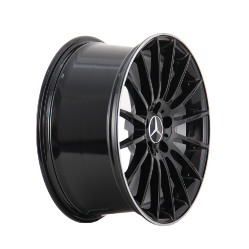 C Class - W204: 18" Gloss Black Turbine Style Alloy Wheels 07-14