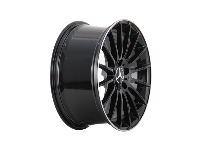 C Class - W204: 18" Gloss Black Turbine Style Alloy Wheels 07-14