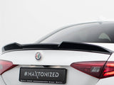 Giulia - Quadrifoglio: Gloss Black Maxton 3D Spoiler 16+