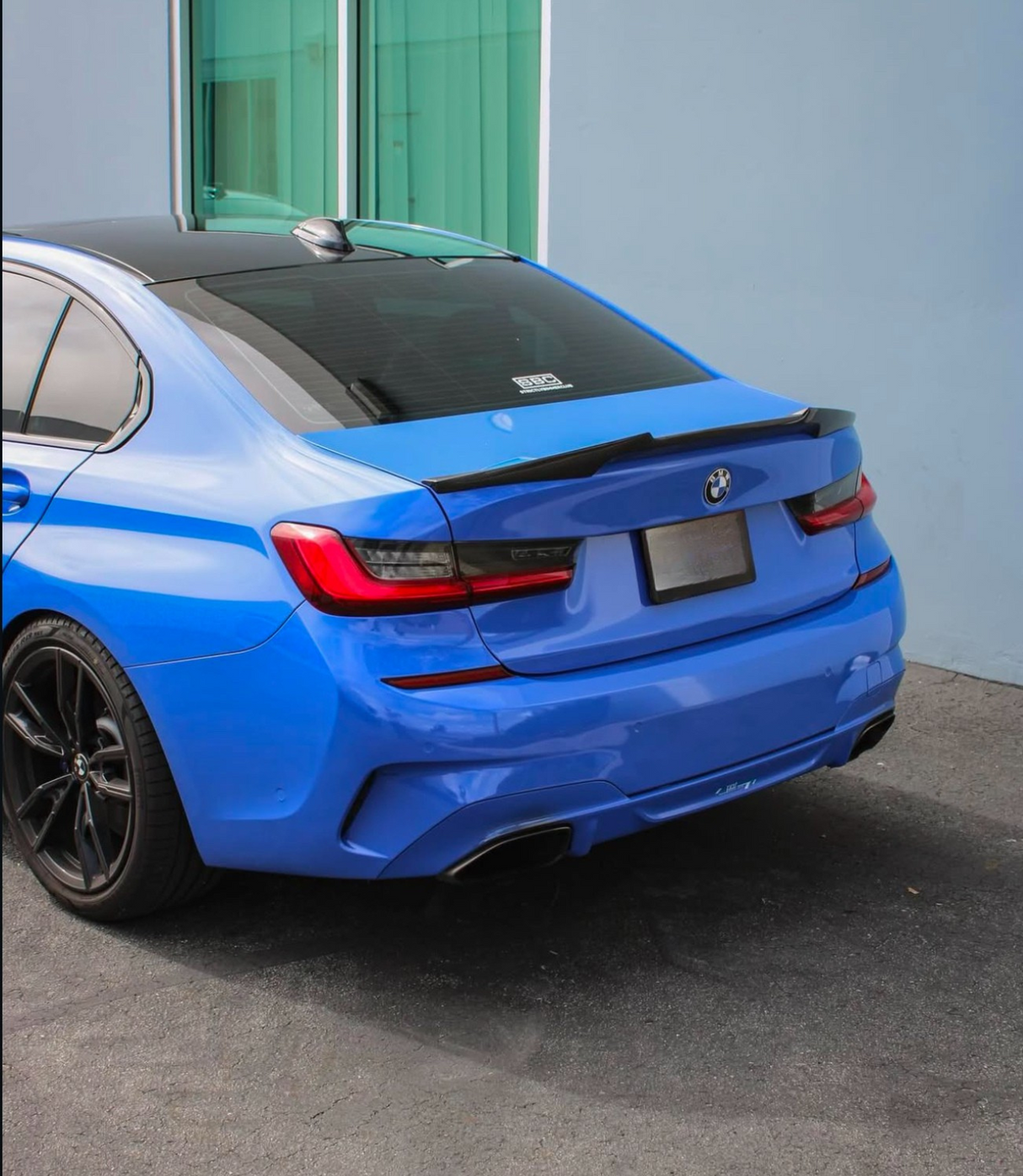 3 Series - G20 Pre-Facelift: Gloss Black M4 Style Spoiler 2019-2022