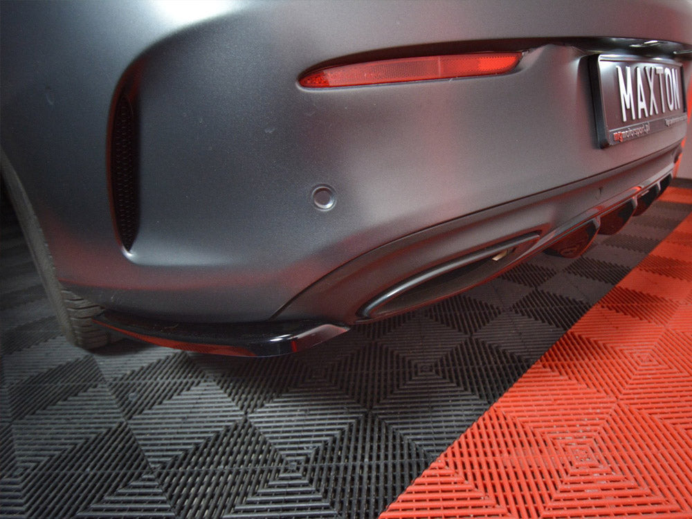 C Class - C205: Gloss Black Maxton Rear Diffuser 15-18