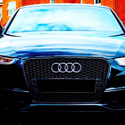 A5 - B8.5 Facelift: Gloss Black RS Honeycomb Grill 13-16