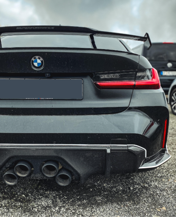 M3 - G80: Dry Carbon Fibre Performance Style Diffuser 21+