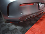 C Class - C205: Gloss Black Maxton Rear Side Splitters 15-18