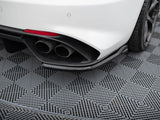 Giulia - Quadrifoglio: Gloss Black Maxton Rear Side Splitters 16+