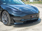 Model 3: Gloss Black Maxton Front Splitter 17-23