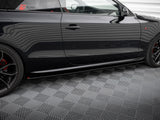 A5 - 8T: Gloss Black Maxton Side Skirts 07-16