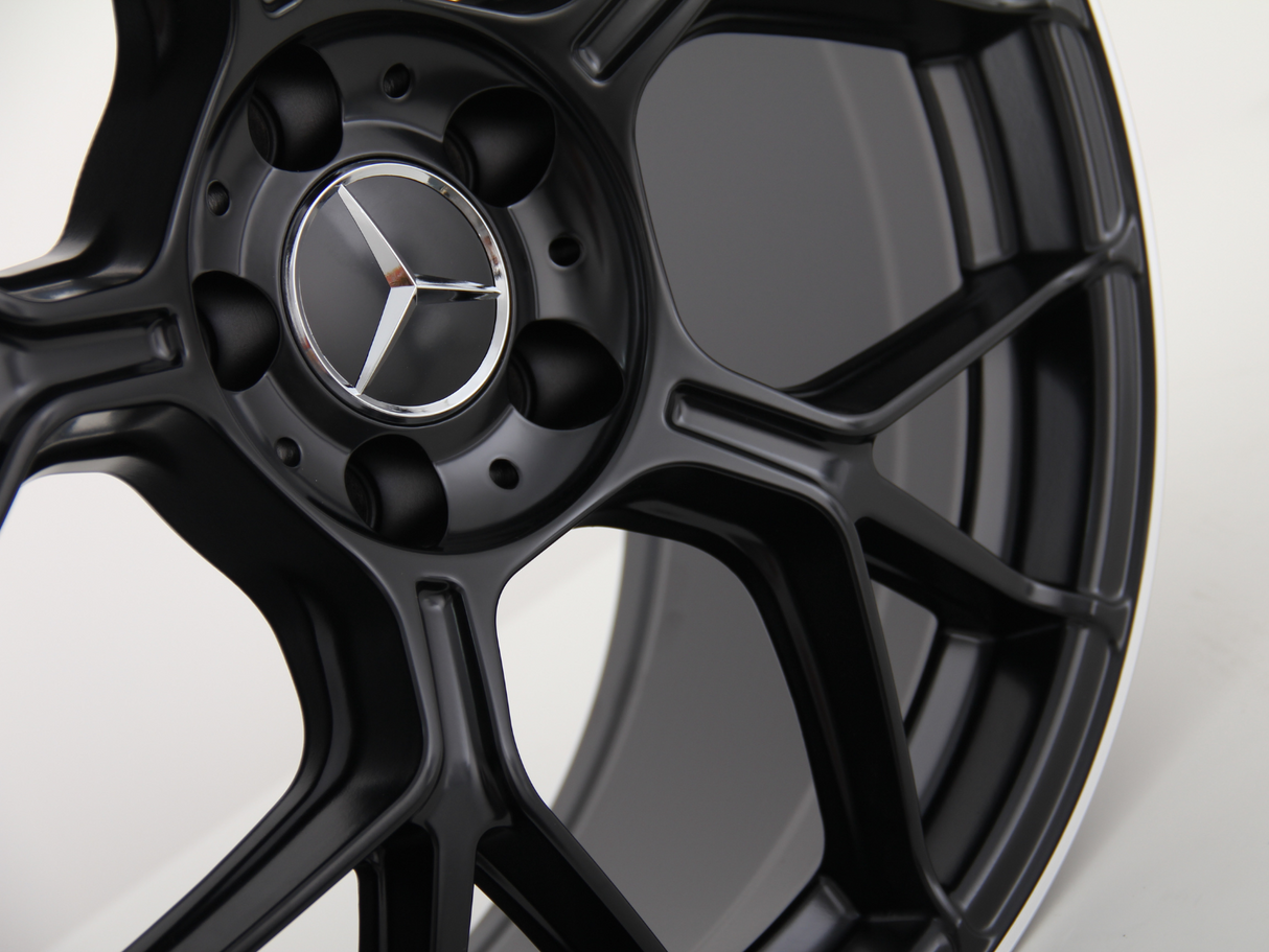 C Class - W205: 18" Satin Black New AMG Style Alloy Wheels 14-21