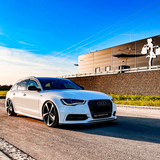 A6 - C7 Pre-Facelift: Gloss Black RS Honeycomb with Quattro Front Grill 11-14