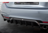 4 Series - F32/F33/F36: Gloss Black Maxton Dual Exhaust Diffuser 14-20