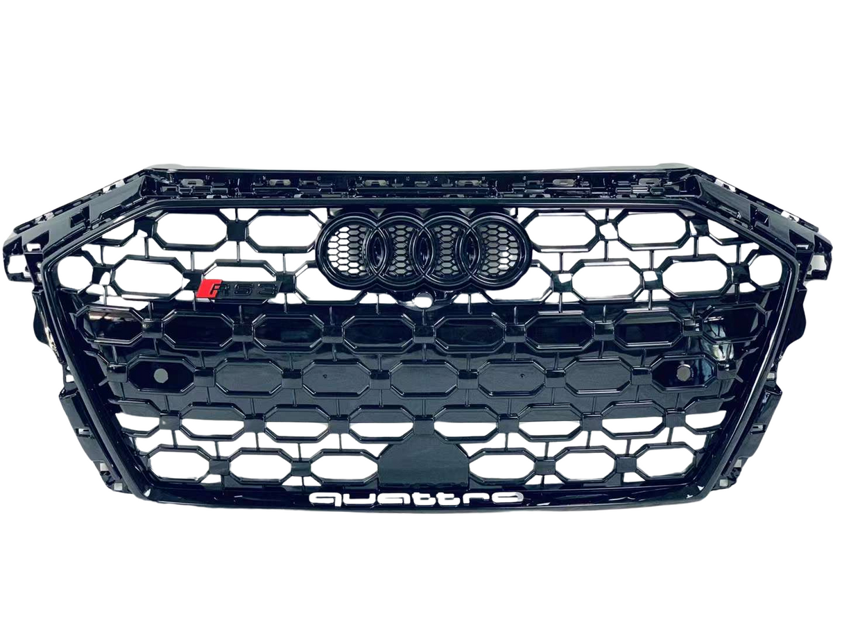 A3 - 8Y: Gloss Black Honeycomb RS Style Grill 20+