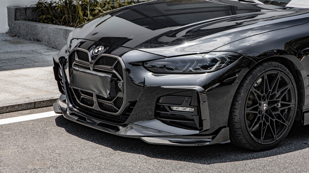 4 Series - G22: Dry Carbon Fibre SOOQOO Style Front Lip Splitter 20-24