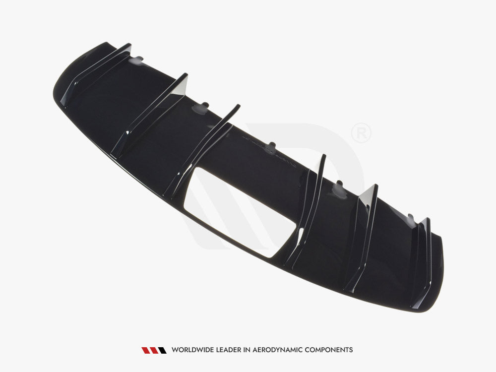 Model X: Gloss Black Maxton Rear Diffuser 15+