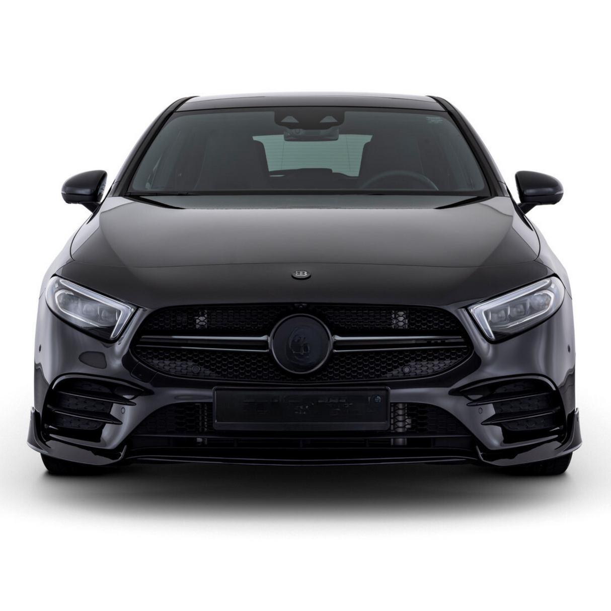 A Class - W177: Gloss Black Brabus Style Splitter 18+