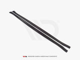 Giulia - Veloce: Gloss Black Maxton Side Skirts 15-19