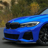 3 Series - G20/G21 Pre-Facelift: Gloss Black Front Splitter 2019-2022