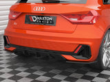 A1 - GB: Gloss Black Maxton Rear Diffuser 18+