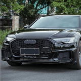 A6 - C8: Gloss Black RS Honeycomb Style Grill 18-22