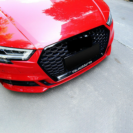 A3 - 8V Facelift: Gloss Black RS Honeycomb Quattro Grill with ACC 17-20