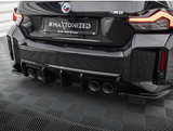 M2 - G87: Gloss Black Maxton Rear Diffuser 23+