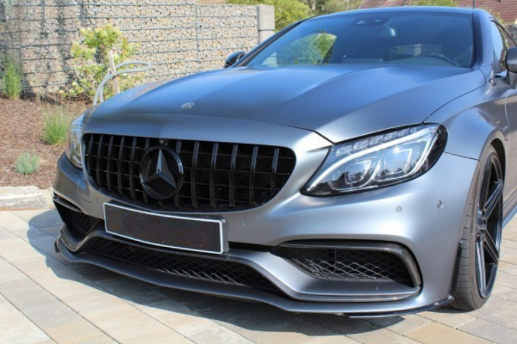 C63 - W205/C205 Pre-Facelift: Gloss Black Panamericana GT Grill 15-18