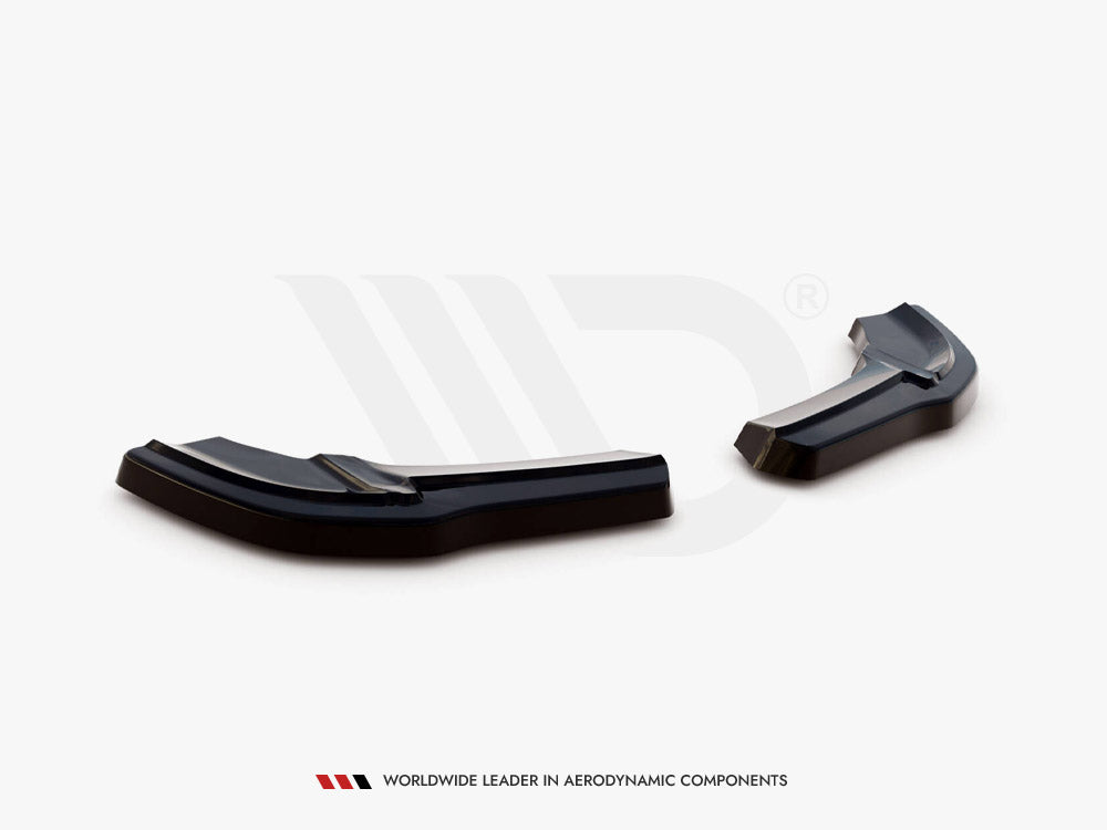 A Class - W176 Facelift: Gloss Black Maxton Rear Side Splitters 15-18