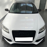 A3 - 8P: Gloss Black RS Honeycomb Style Grill 08-12