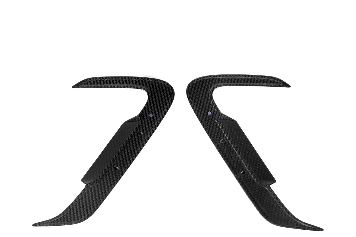 iX3 - G08 Facelift: Dry Carbon Fibre SOOQOO Style Side Fender Trim Set 20+