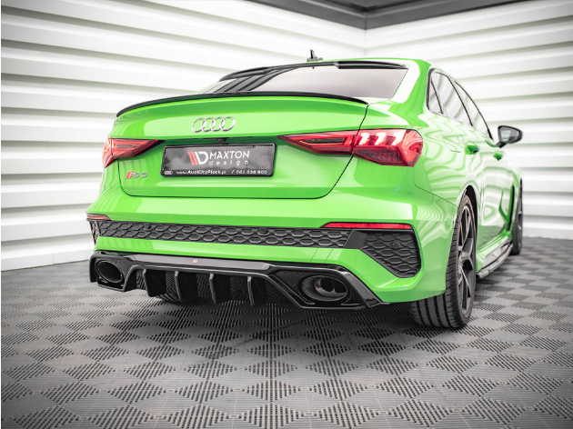 RS3 - 8Y: Gloss Black Maxton Rear Diffuser 20+