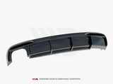 A5 - 8T Facelift: Gloss Black Maxton Twin Exhaust Rear Diffuser 11-16