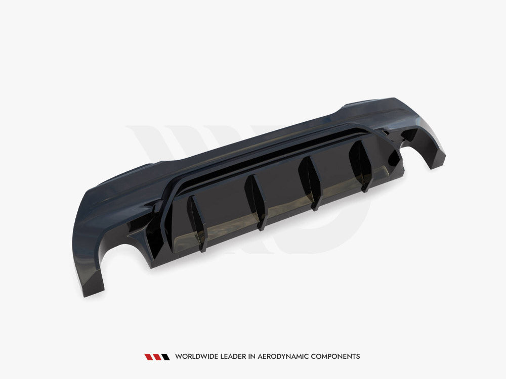 1 Series - F40: Gloss Black Maxton Rear Diffuser V1 19+