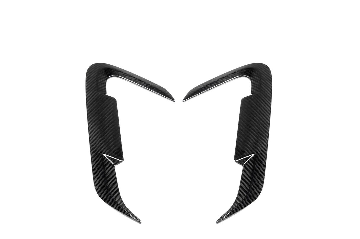 iX3 - G08 Facelift: Dry Carbon Fibre SOOQOO Style Side Fender Trim Set 20+