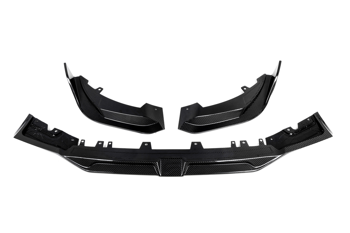 X3M - F97 Facelift: Dry Carbon Fibre SOOQOO Style Front Lip Splitter 21+