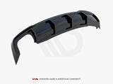 A5 - 8T Facelift: Gloss Black Maxton Twin Exhaust Rear Diffuser 11-16