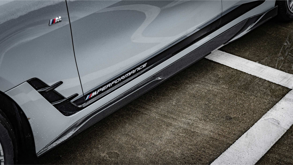 4 Series - G26: Dry Carbon Fibre SOOQOO Style Side Skirts 20+