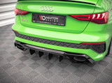 RS3 - 8Y: Gloss Black Maxton Rear Diffuser 20+