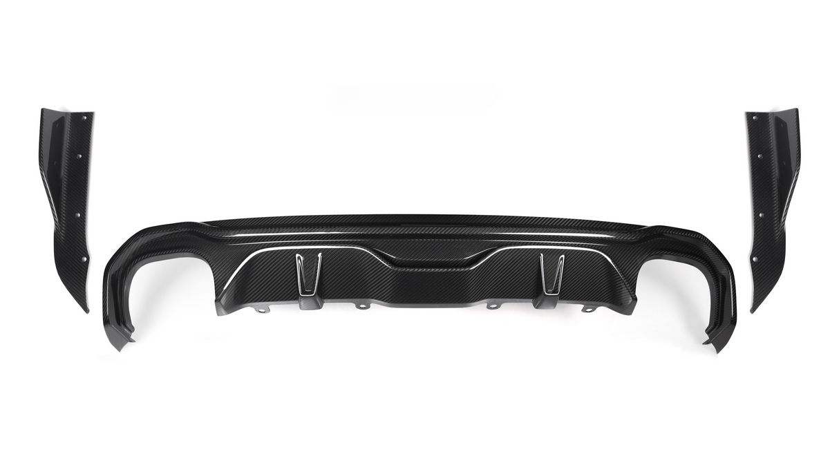 4 Series - G26: Dry Carbon Fibre SOOQOO Style Quad Exhaust Diffuser 20+