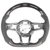 A3 - 8V/8VS: Carbon Fibre Steering Wheel LED F1 Race Display 13-19