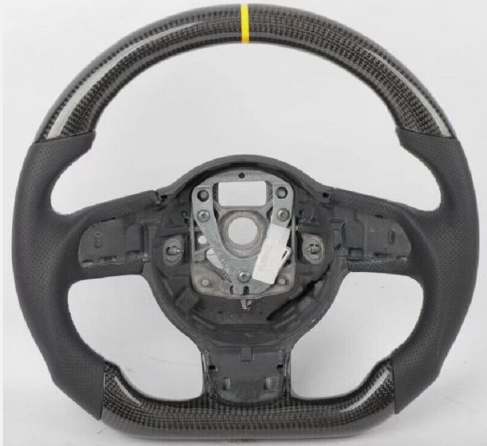 TT - MK3: Carbon Fibre Steering Wheel with LED Race Display