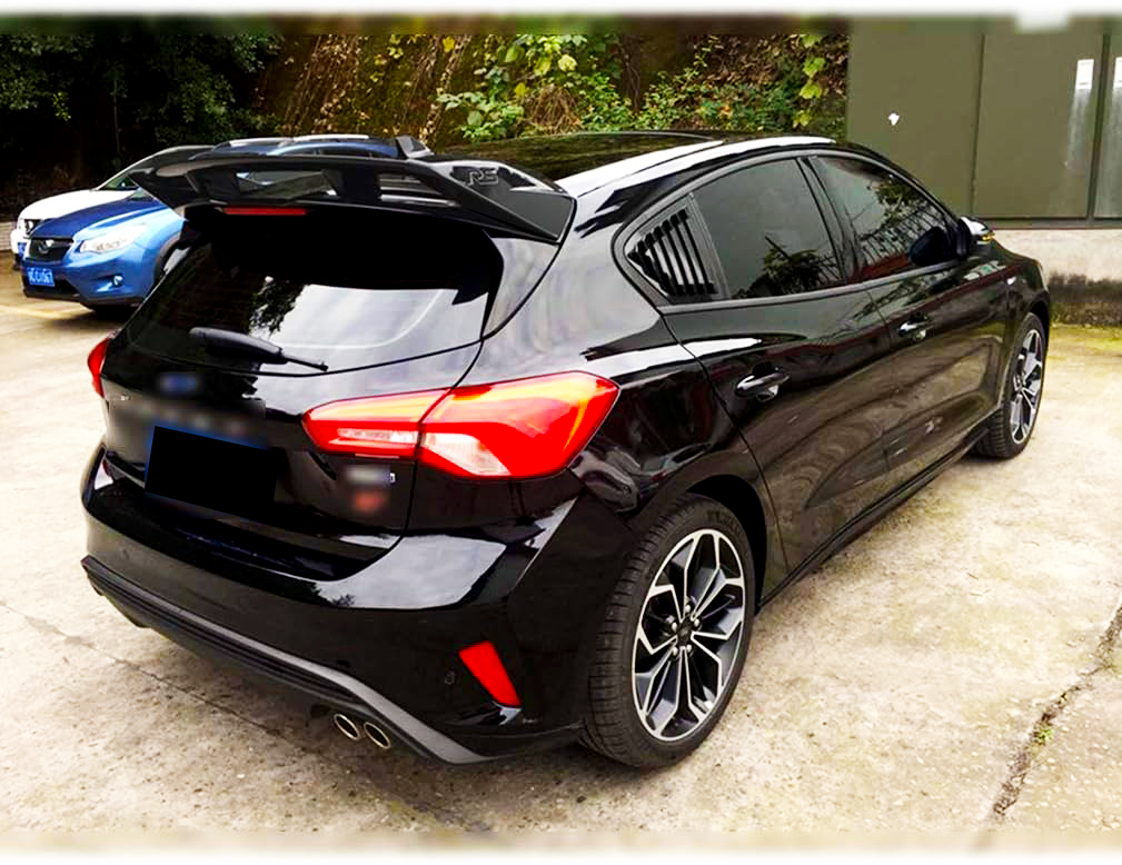 Focus ST - MK4: Gloss Black RS Style Spoiler 19+