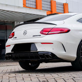 C Class - C205 Coupe: Carbon Fibre AMG Style Spoiler 14-20