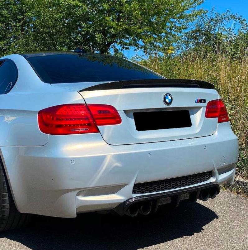 3 Series - E92: Gloss Black M Performance Style Spoiler 07-13