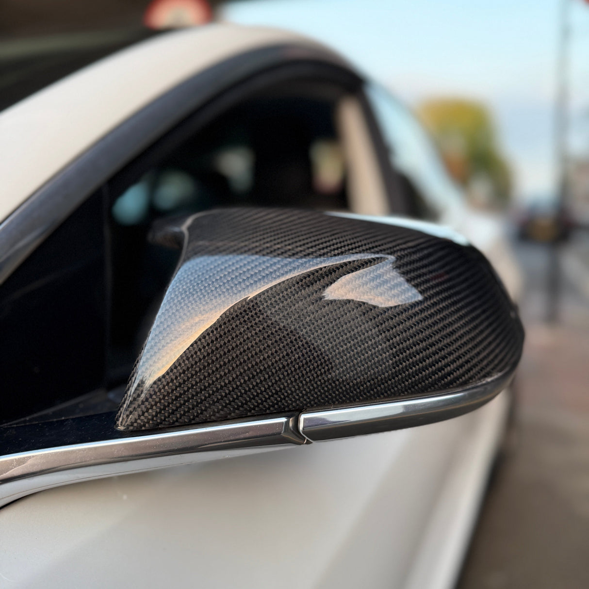 Model 3: Carbon Fibre Performance Style Mirror Covers 17-23