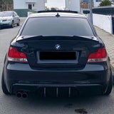 1 Series - E82: Gloss Black Diffuser 07-13